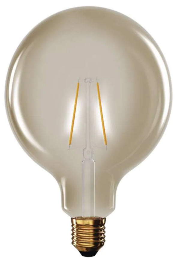 LED pirn 4,5W (40W) E27 G125 WW Vintage EMOS - Image 4