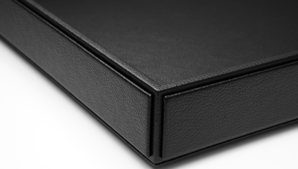 Corby Highland Leatherette Compact Hospitality Tray, Black - Image 4