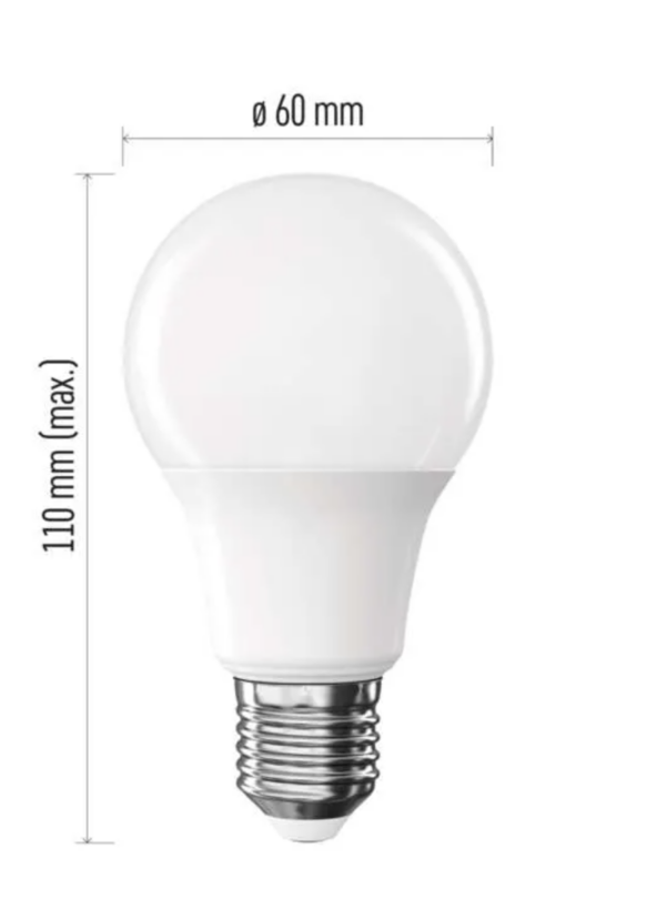 LED Bulb 9.4W (60W) E27 A60 Neutral White - Image 2