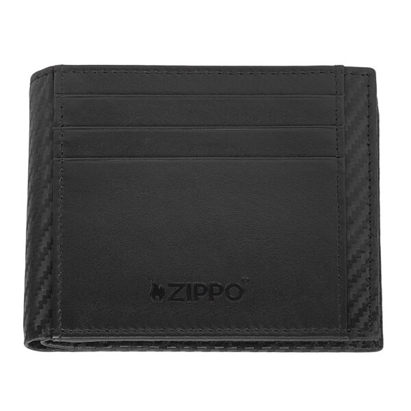 2007997 Zippo rahakott nahast kaarditasku ja münditaskuga, must 11,5x9x2cm