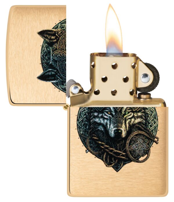 60007003 Zippo tulemasin Wolf Warrior Design - Image 3