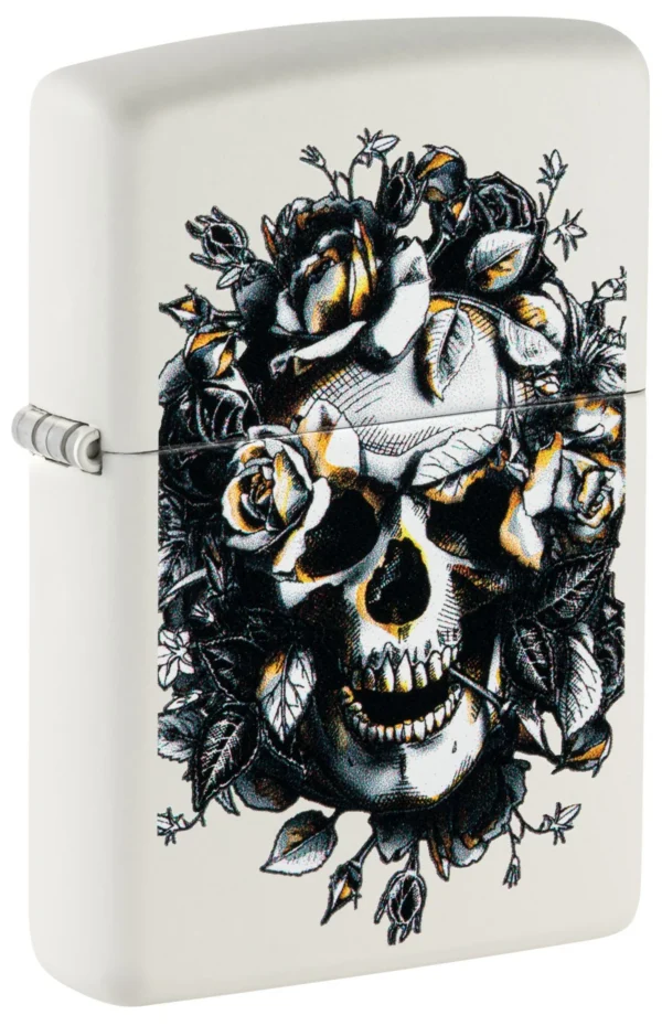 60007019 Zippo tulemasin Skull and Roses Design