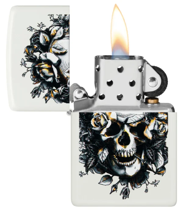 60007019 Zippo tulemasin Skull and Roses Design - Image 3