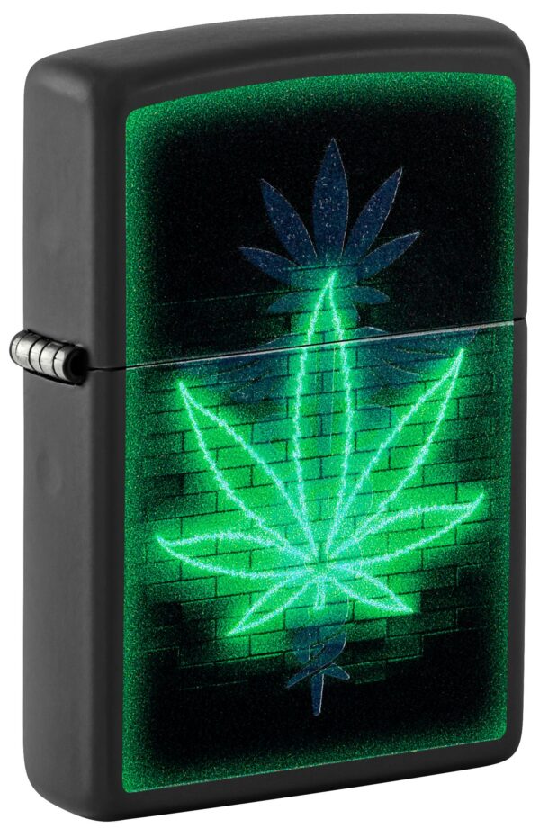 60007212 Zippo tulemasin Glowing Leaf Design