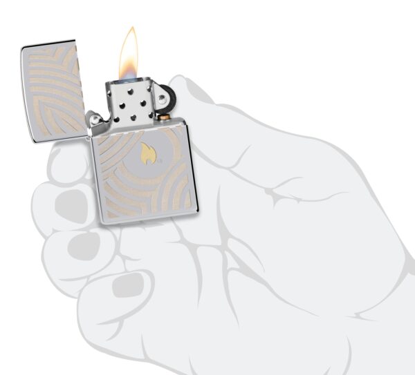 60007243 Zippo tulemasin Flame and Circles Design 2 — изображение 2