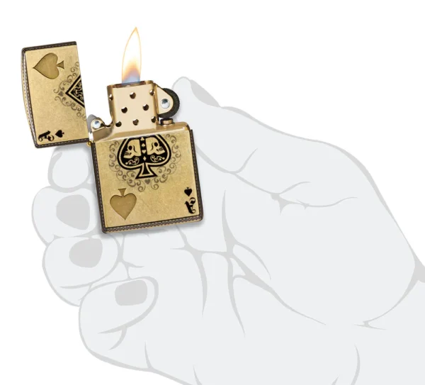 46388/60007299 Zippo tulemasin Ace skull - Image 5