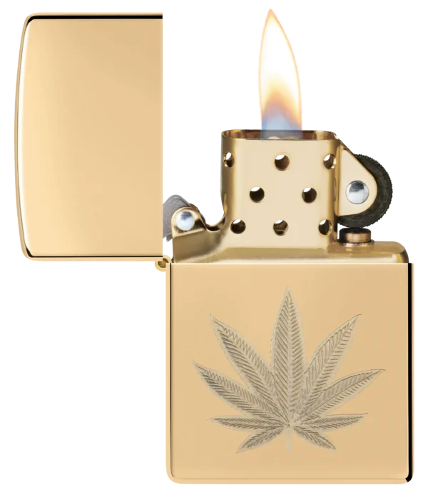 60007419 Zippo tulemasin Leaf motif in Lustre — изображение 3