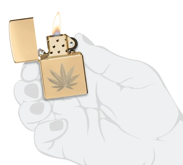 60007419 Zippo tulemasin Leaf motif in Lustre — изображение 4
