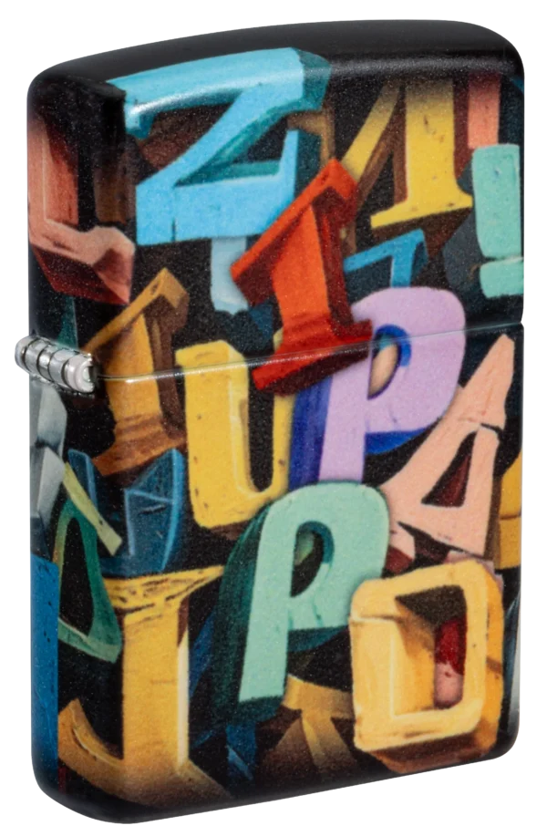 46608 Zippo tulemasin Abstract Letters Design