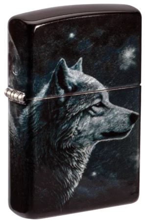 60007392 Zippo tulemasin Wolf Moon Design