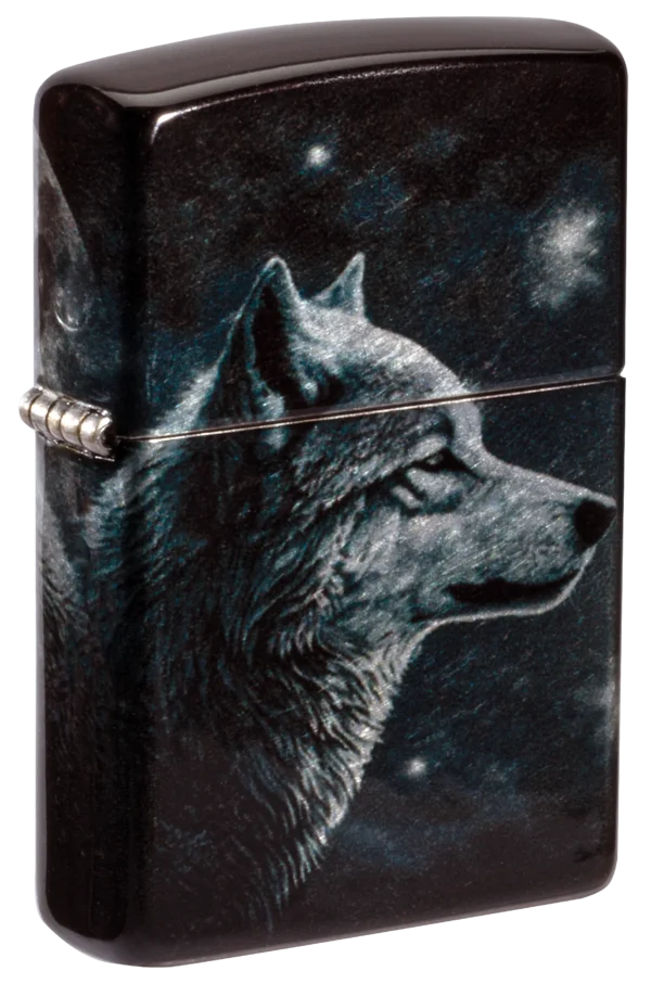 60007392 Zippo tulemasin Wolf Moon Design