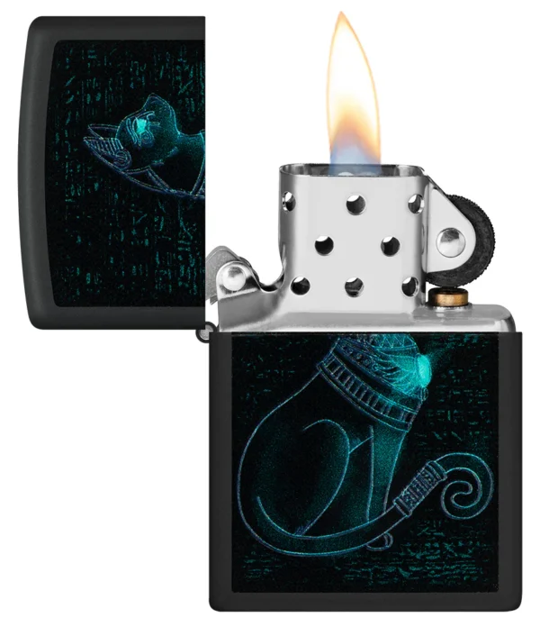60006542 Zippo tulemasin 218 Spiritual Cat Design - Image 4