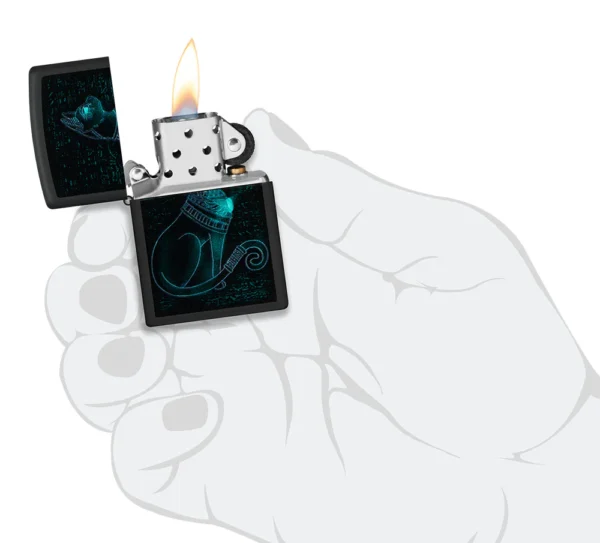 60006542 Zippo tulemasin 218 Spiritual Cat Design - Image 5