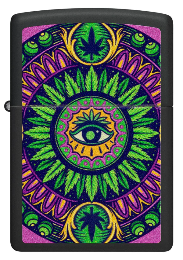 60006550 Zippo tulemasin Cannabis Pattern Design - Image 2