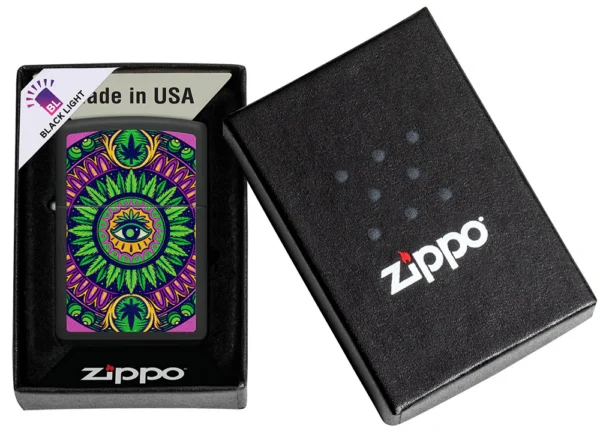 60006550 Zippo tulemasin Cannabis Pattern Design - Image 6