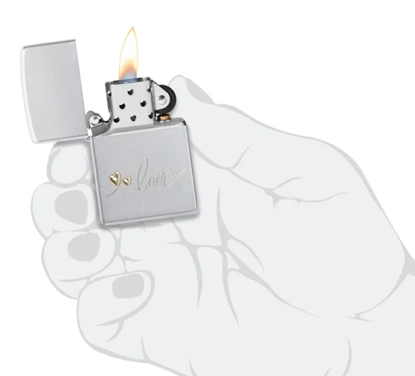 60006775 Zippo tulemasin Heart Two Tone - Image 4