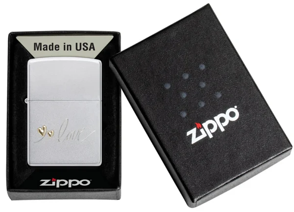 60006775 Zippo tulemasin Heart Two Tone - Image 5
