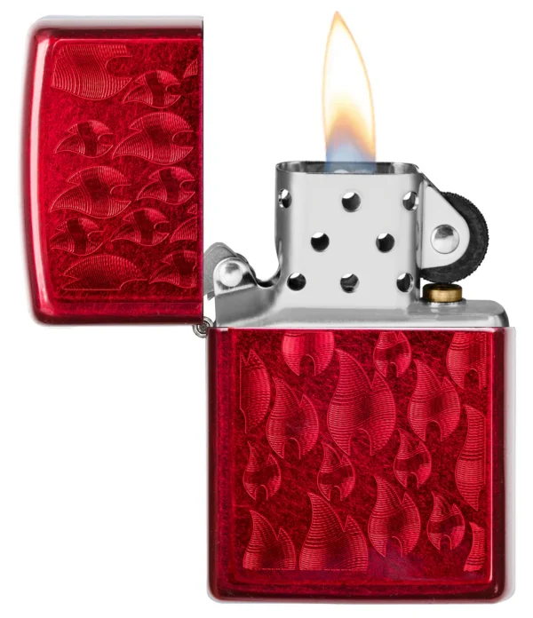 60004598 Zippo tulemasin Candy Apple Red Zippo Flamme - Image 3