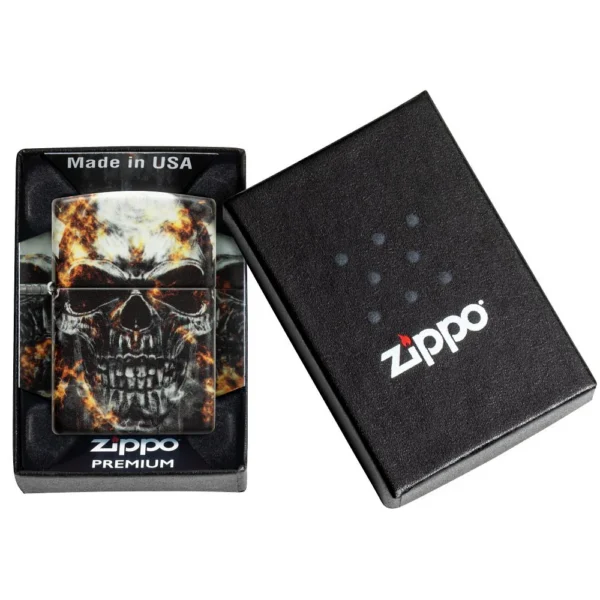 60006136 Zippo tulemasin Smokey Skulls Design - Image 7