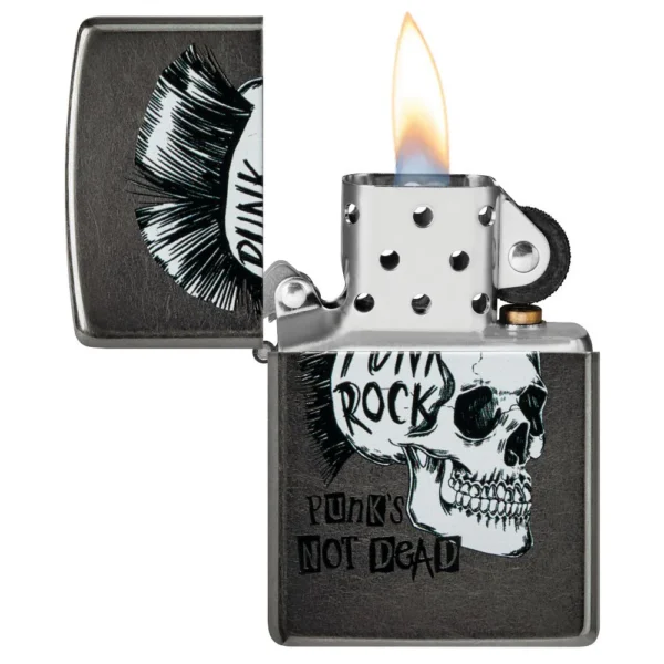 60006559 Zippo tulemasin Punk Rock Skull Design - Image 3