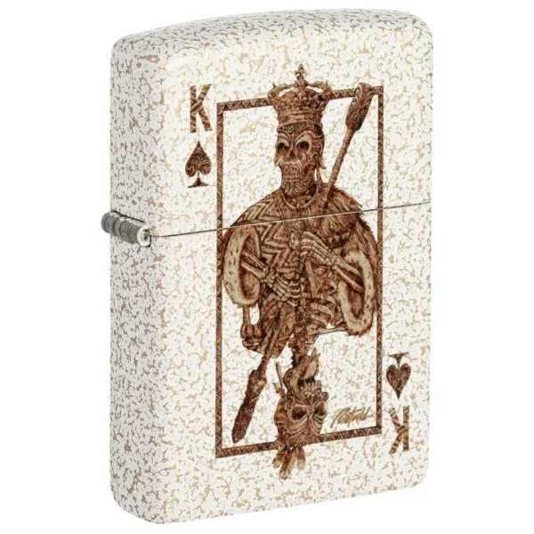 60006598 Zippo tulemasin Rick Rietveld Ace Skull Design
