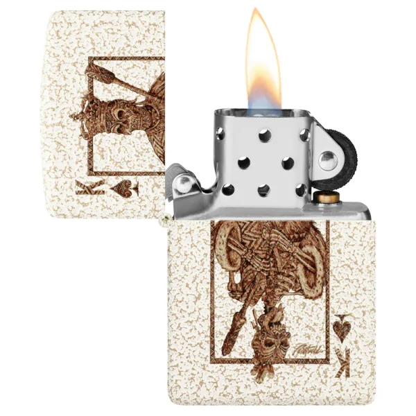 60006598 Zippo tulemasin Rick Rietveld Ace Skull Design - Image 3