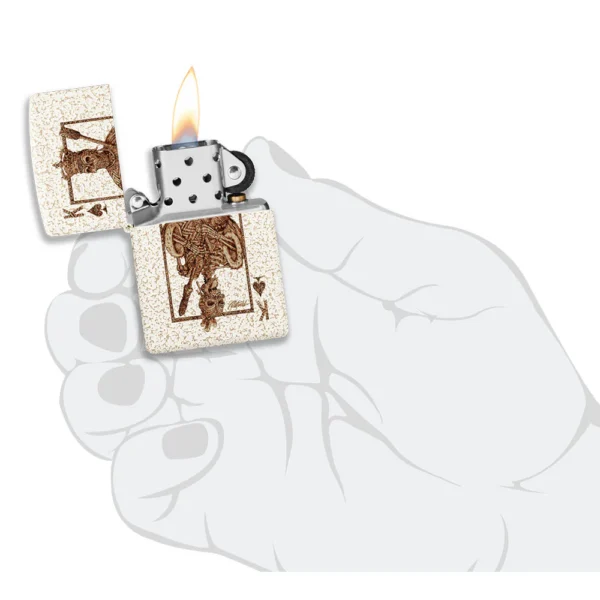 60006598 Zippo tulemasin Rick Rietveld Ace Skull Design - Image 4