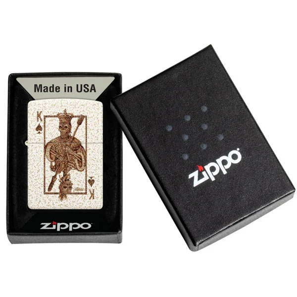 60006598 Zippo tulemasin Rick Rietveld Ace Skull Design - Image 5