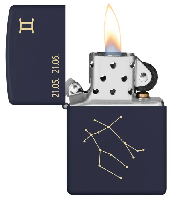 60006934 Zippo tulemasin 239 Zodiac Gemini Design - Image 3